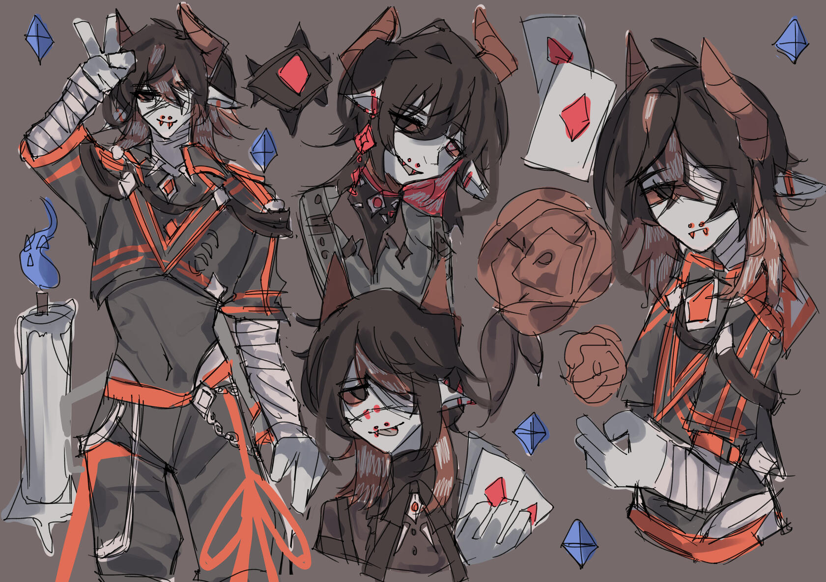 $28 || Colored Sketch Page by Netz